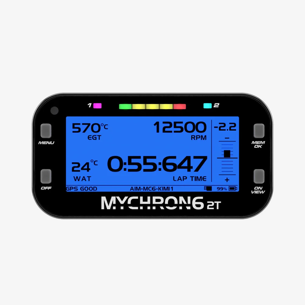 MyChron 6 2T GPS Lap Timer with Water Temperature Sensor